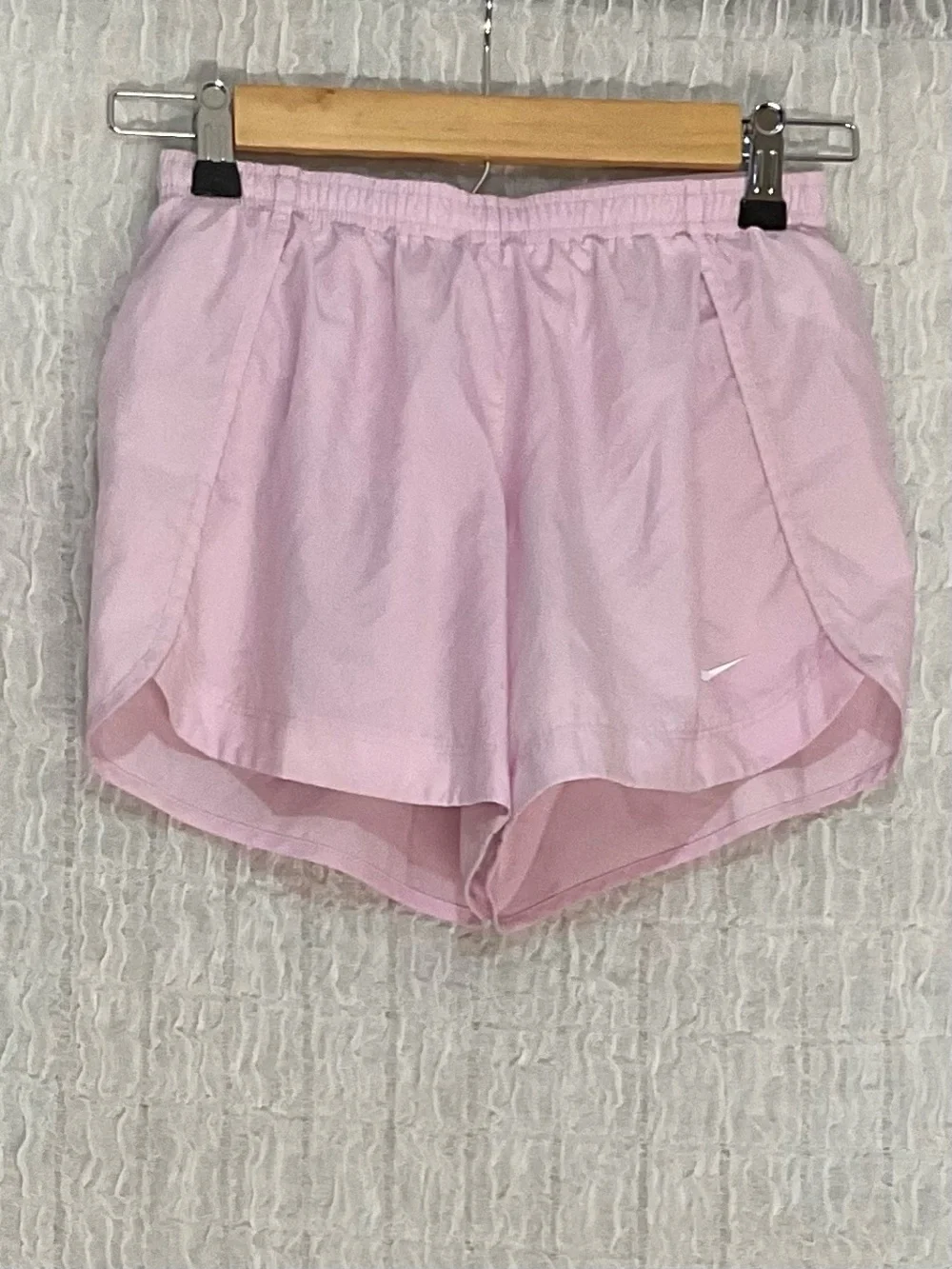 Nike Dri-FIT Women’s Pink 2-in-1 Lined Running Athletic Shorts Size Large
